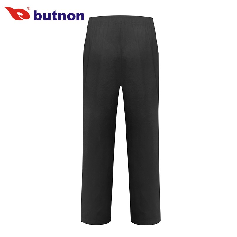 巴特儂 運動長褲春夏新款梭織休閑運動褲男黑色透氣 M2257-黑色