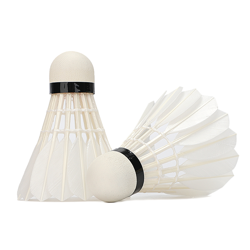 李寧 羽毛球12只裝G800鵝毛全天然軟木訓練比賽專用球 AYQR004-7-8-9-10-11-12