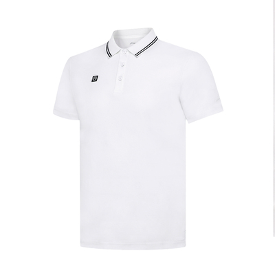 李寧短袖T恤2023夏純棉男商務翻領休閑Polo衫 APLT085-1-2