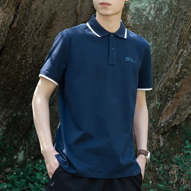 狼爪男裝戶(hù)外運(yùn)動(dòng)服休閑透氣短袖T恤POLO衫 5820054-1010-1282