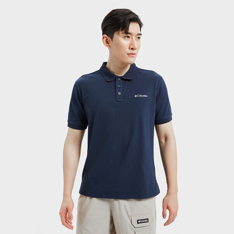 哥倫比亞戶(hù)外男吸濕排汗透氣翻領(lǐng)T袖POLO衫AE3119465/011/039/478