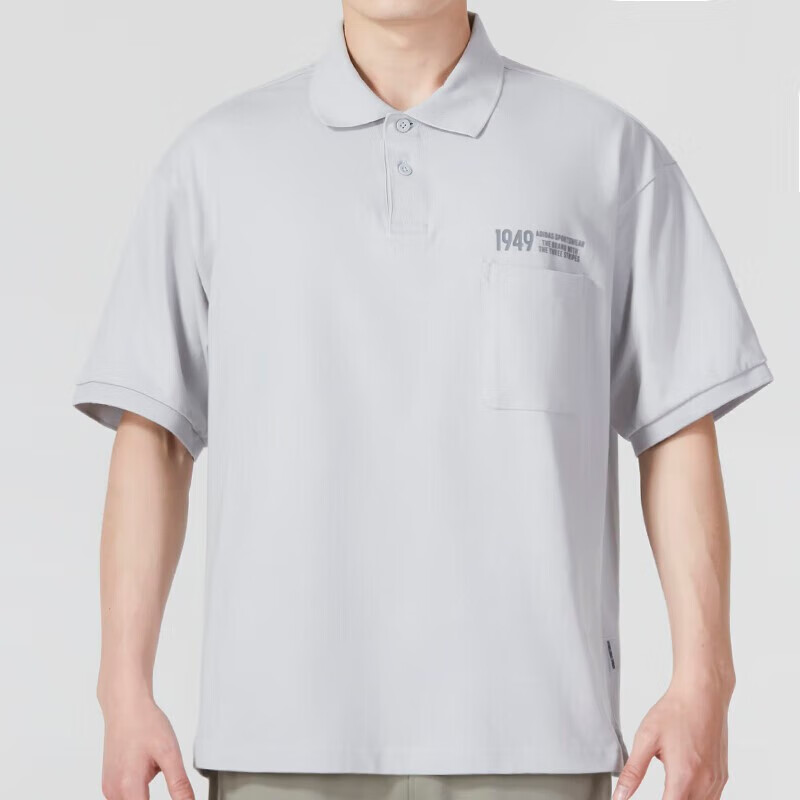 阿迪達(dá)斯 POLO衫男裝 健身訓(xùn)練運動服寬松透氣休閑翻領(lǐng)短袖T恤  IP3980