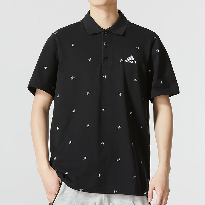 阿迪達(dá)斯polo衫男 高爾夫運動服跑步翻領(lǐng)短袖商務(wù)休閑透氣棉質(zhì)t恤 IA8151