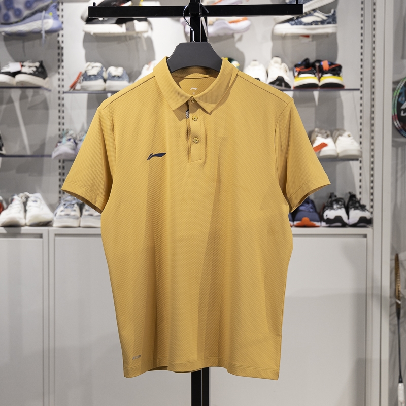 李寧短袖POLO衫男子2025新款團(tuán)購系列夏季速干透氣翻領(lǐng)T恤APLV133-6