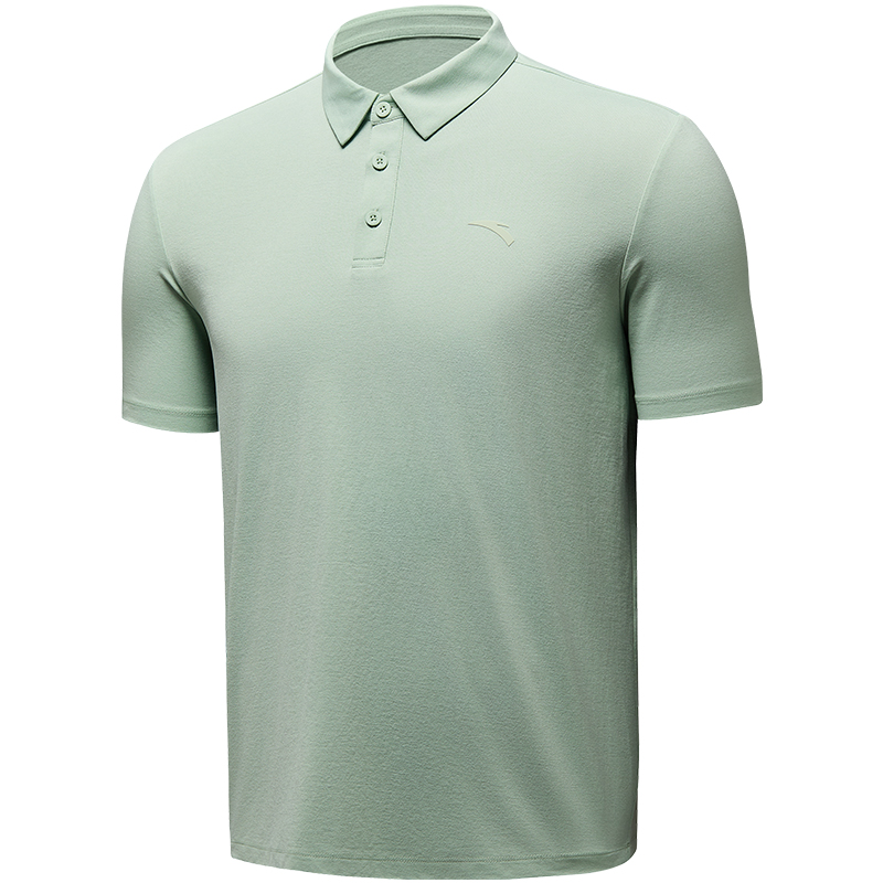 安踏型動Polo衫丨短袖t恤男士夏季透氣翻領商務冰絲休閑通勤上衣452520204-3