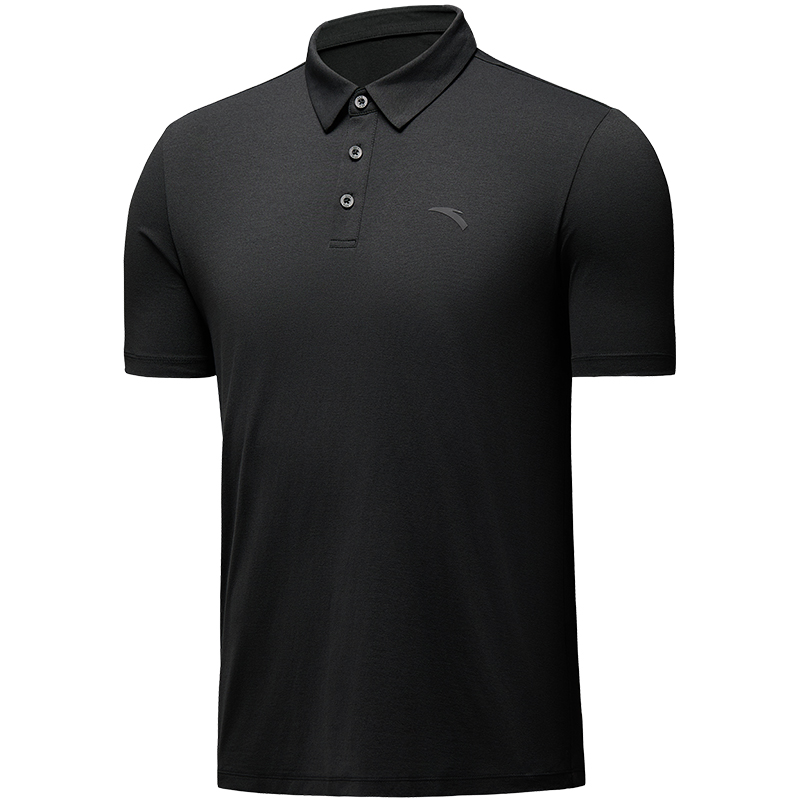 安踏型動Polo衫丨短袖t恤男士夏季透氣翻領商務冰絲休閑通勤上衣452520204-5