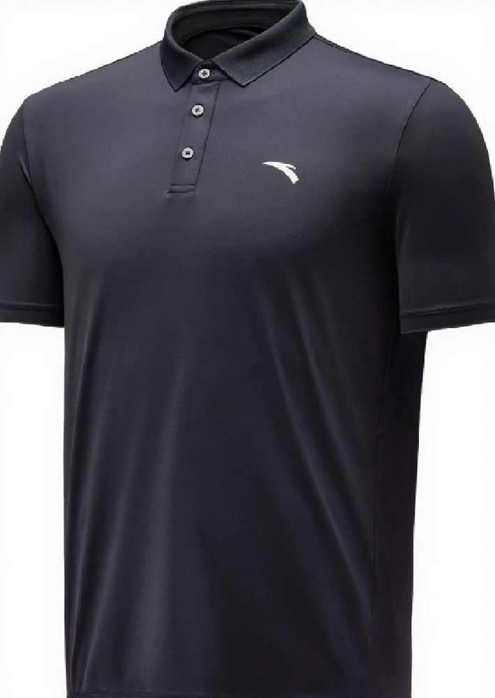 安踏2025夏新男女冰膚涼感針織T短袖POLO衫452520203-2