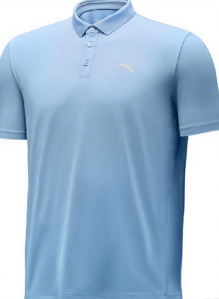 安踏2025夏新男女冰膚涼感針織T短袖POLO衫462520203-3