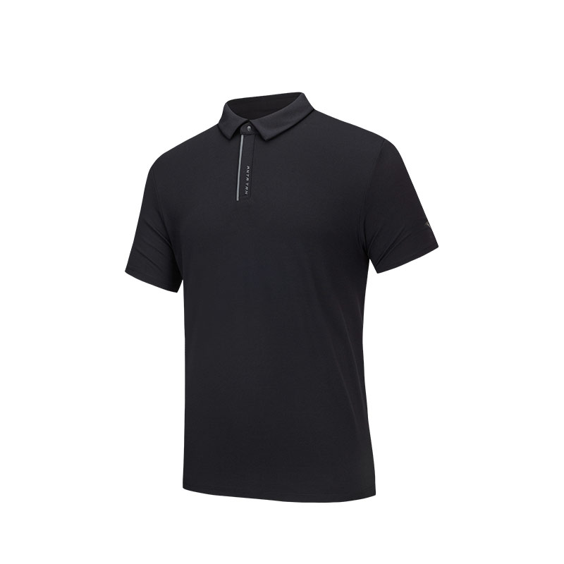 安踏冰膚polo衫短袖t恤男夏季新款商務(wù)通勤挺括男裝上衣152527145-5