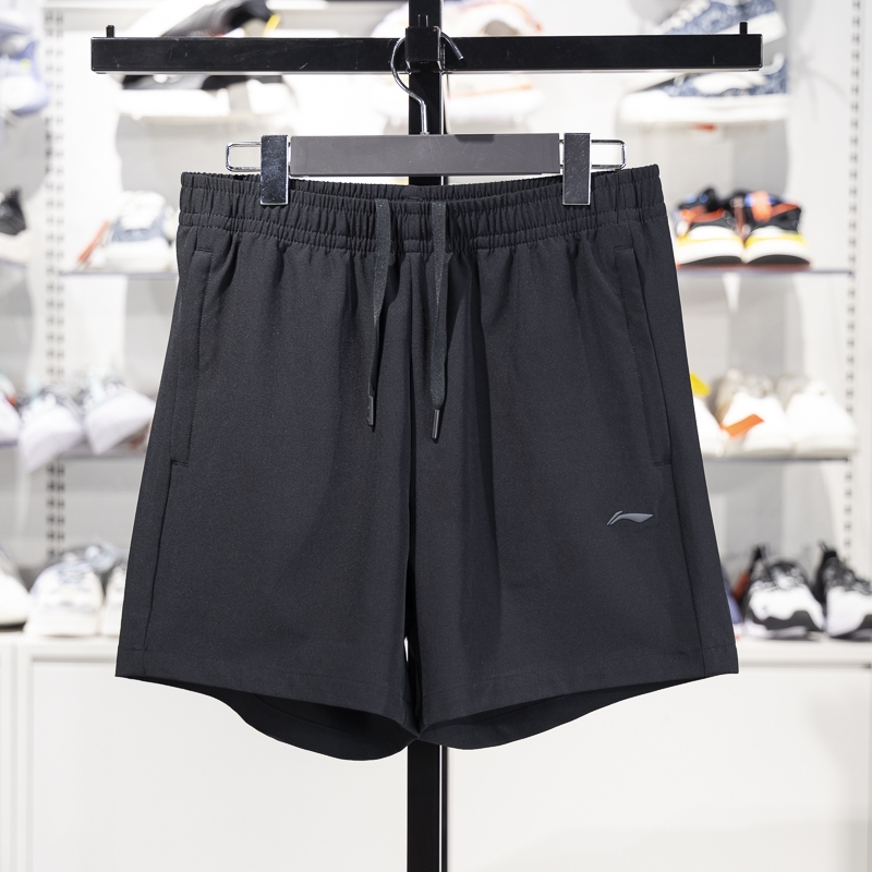 李寧運(yùn)動短褲女子2025新款團(tuán)購系列夏季速干透氣跑步短褲AKSV454