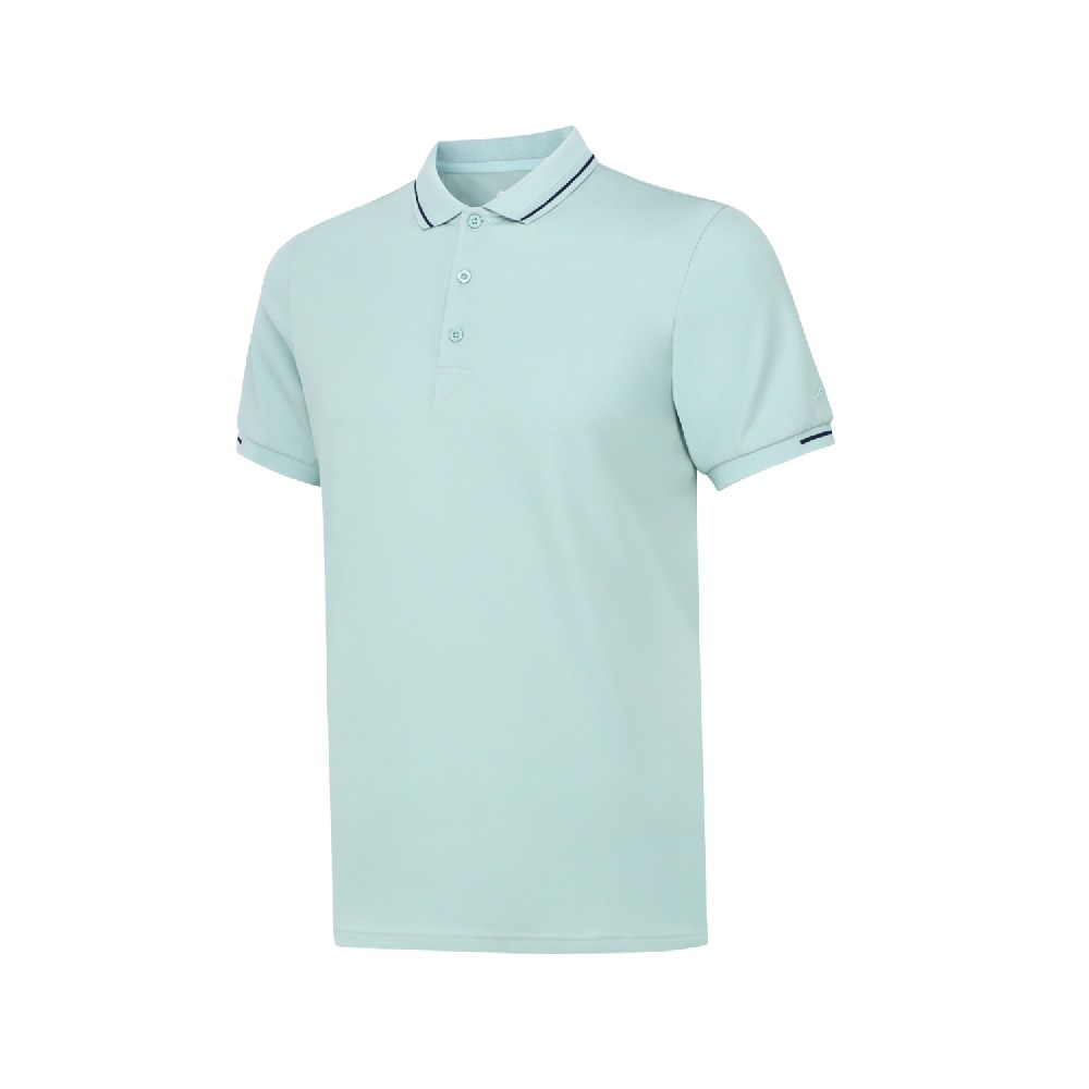 李寧2023新品短袖Polo淡青綠淺玫紅APLT083-6/APLT084-6