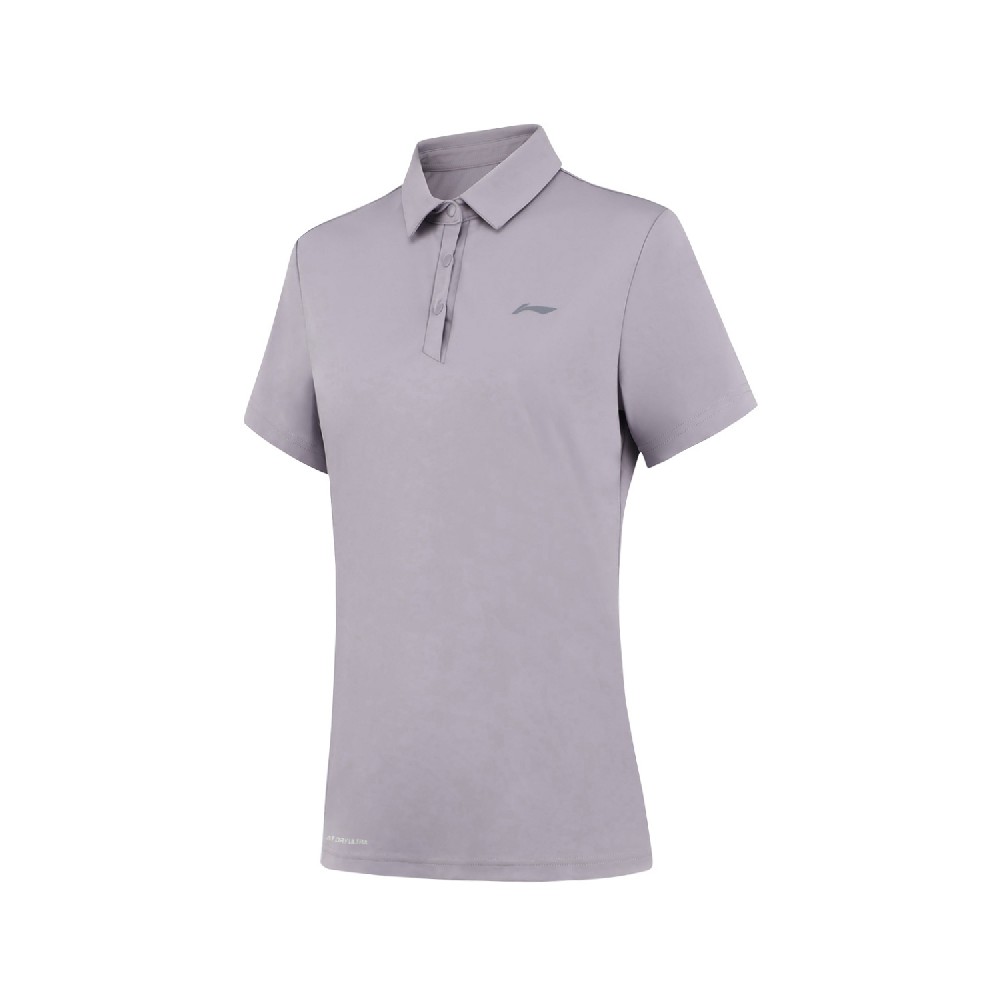 李寧 2023年團購女款短袖Polo 全滌速干吸濕排汗 黑色 標(biāo)準(zhǔn)白 冷檀黑 榆枝綠 熏灰紫 APLT082-8-1-6-3-2